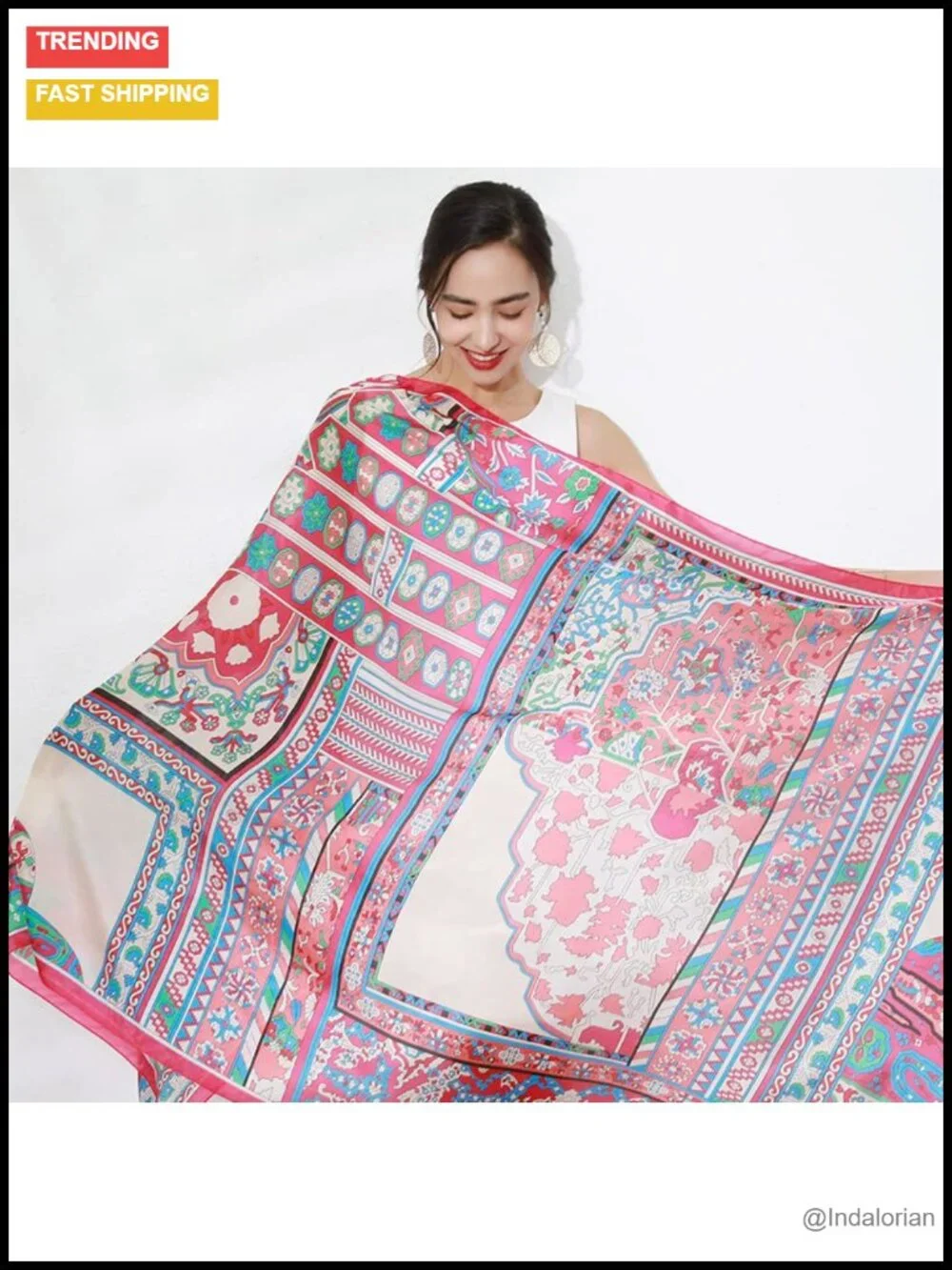 100% Mulberry Silk Pashmina Shawl Wrap Women Extra Large Lightweight Wedding